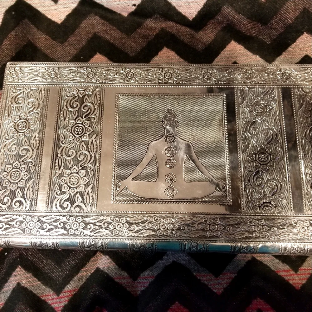 Gorgeous Large Aluminum Buddha Jewelry box